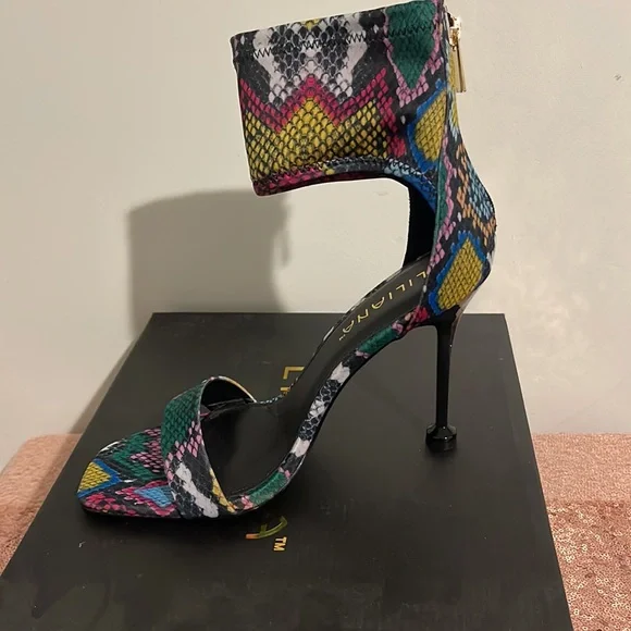 Sexy colorful Snake Skin heels! Just waiting on you!!! ❤️ - Picture 3 of 5